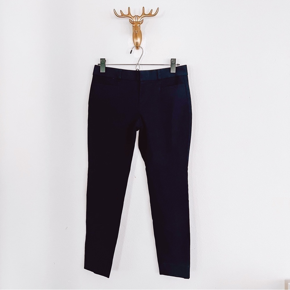 Banana Republic Women's Black Sloan Trouser Pants One Size
